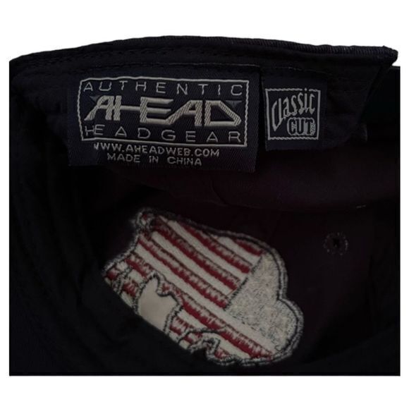 Ahead‎ Authentic Headgear Hat Yellowstone Classic Cut Adjustable Navy Blue - Picture 4 of 5